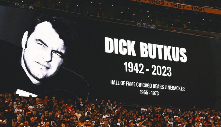 NFL, sports world mourns loss of Chicago Bears legend Dick Butkus