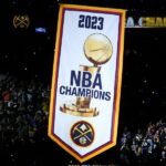 Nuggets receive rings, see banner raised to rafters