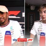 George Russell says his Mercedes team must 'raise their game' next season if they're to challenge the Red Bulls, while Lewis Hamilton predicts a challenging race on Sunday