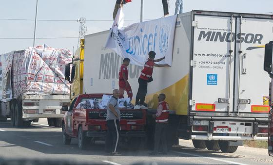 UN agencies welcome convoy’s entry into Gaza, but more aid needed