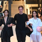 Guillaume Larquemain and models walk the runway at Vegan Fashion Week held at California Market Center on October 9, 2023 in Los Angeles, California. (Photo by Gilbert Flores/WWD via Getty Images)