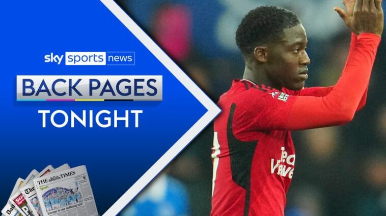 Back Pages Tonight: Will Man Utd's Kobbie Mainoo choose England or Ghana?