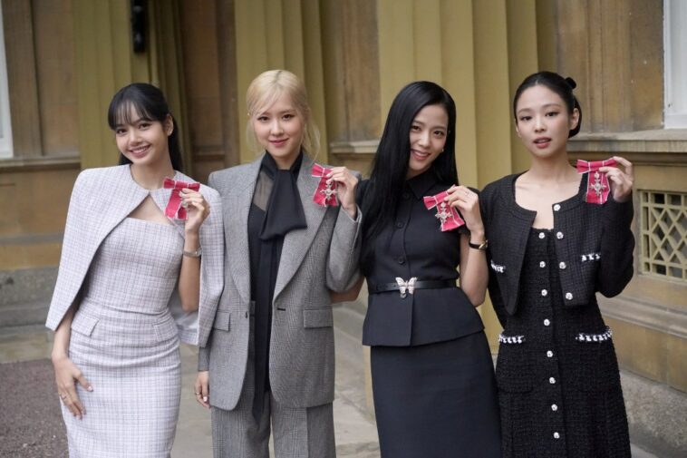 Blackpink Accept MBE From King Charles III in Chanel, Dior, Saint Laurent, Cartier