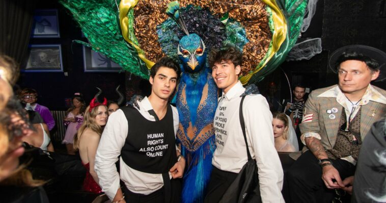 Get an Exclusive Look Inside Heidi Klum’s Halloween Party, Courtesy of the Elevator Boys