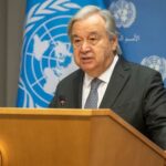 Guterres ‘horrified’ by strike on ambulance convoy in Gaza