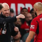 Erik ten Hag issues instructions to his team