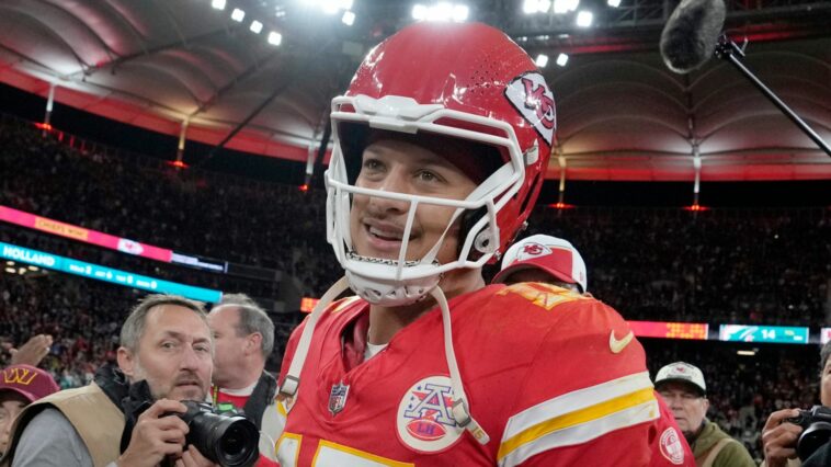 Patrick Mahomes and Andy Reid hails Kansas City Chiefs defense after victory over Miami Dolphins in Frankfurt