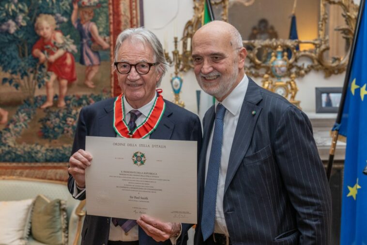 Sir Paul Smith Becomes a Knight Once Again, This Time in Italy