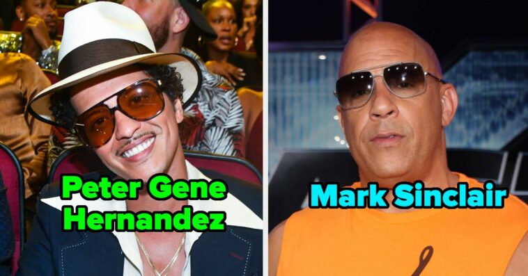 23 Famous People Whose Full Names I Honestly Just Wasn't Expecting