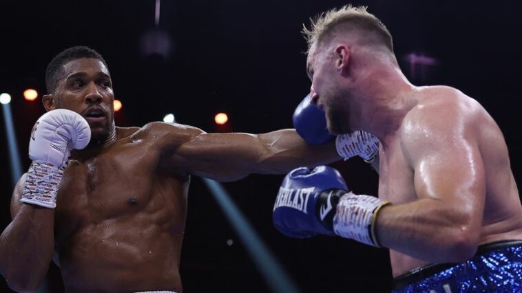 Anthony Joshua dominates Otto Wallin for crushing five-round victory