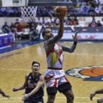 Chris Ross (with ball) and the Beermen have recovered from the shock of losing June Mar Fajardo to injury. —PBA IMAGES