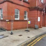 Emergency measures put in place after masonry falls from historic building