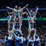 FEU Cheering Squad rules UAAP Cheerdance Competition 2023. –MARLO CUETO/INQUIRER.net