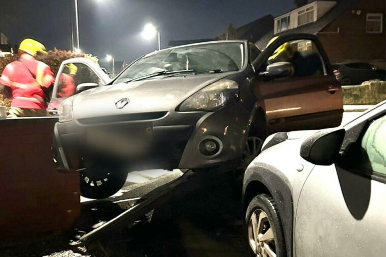 'Family live in fear' after car smashes into bollards following multiple crashes