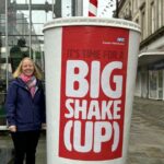 Giant milkshake arrives in Bolton to raise awareness on important issue