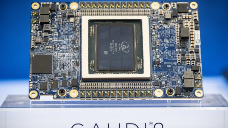 Intel unveils new AI chip to compete with Nvidia and AMD