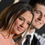 Gabby Barrett and Cade Foehner attend the 58th Academy of Country Music Awards at The Ford Center at The Star on May 11, 2023 in Frisco, Texas.