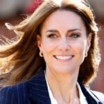 Kate Middleton with hair flowing