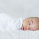 Newborn sleeping baby