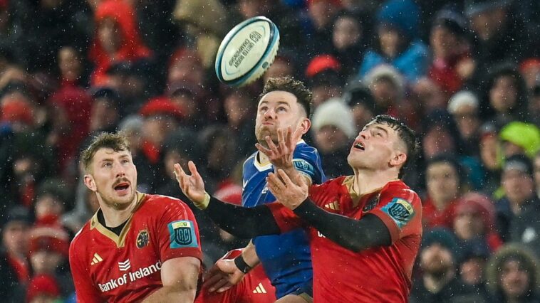 Munster 3-9 Leinster: Visitors claim tight Irish provincial St Stephen's Day derby victory in atrocious conditions