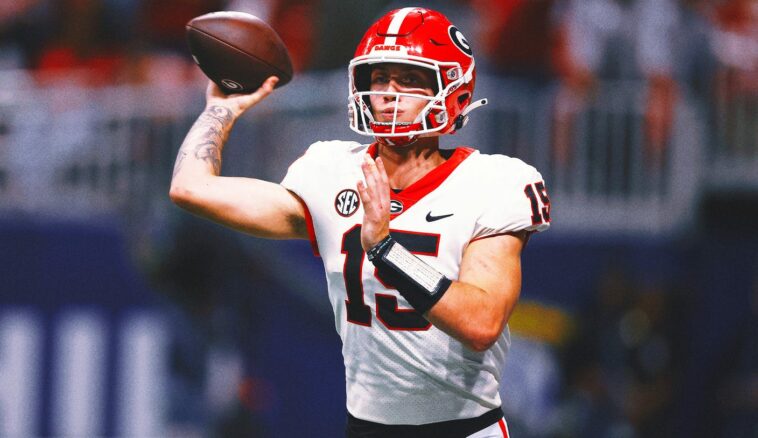 QB Carson Beck forgoes 2024 NFL Draft to remain at Georgia next season