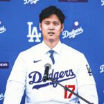 Shohei Ohtani dodges questions on TJ surgery, FA process, in first news conference with Dodgers