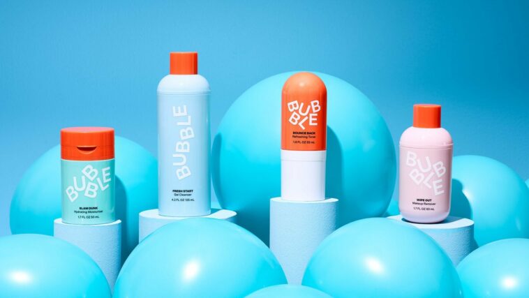 Skin Care Line Bubble Expands in the UK