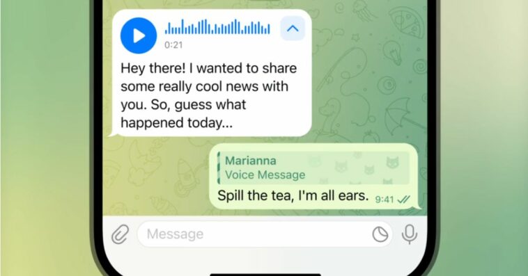 Telegram opens up voice transcription to all users in latest update