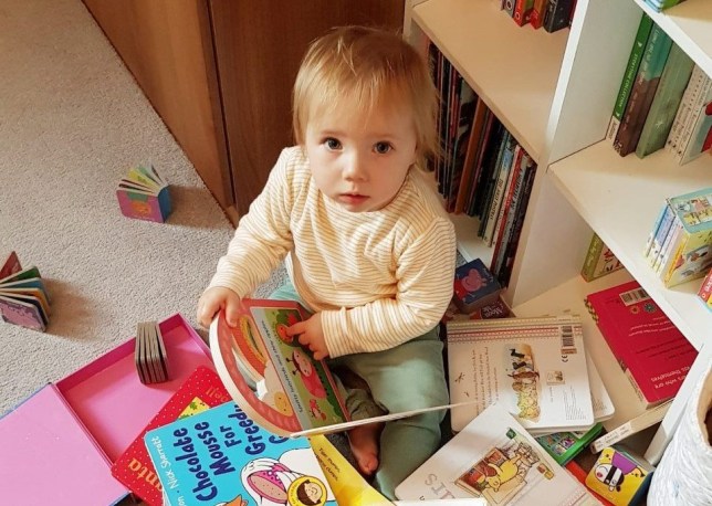 Sarah's daughter reading