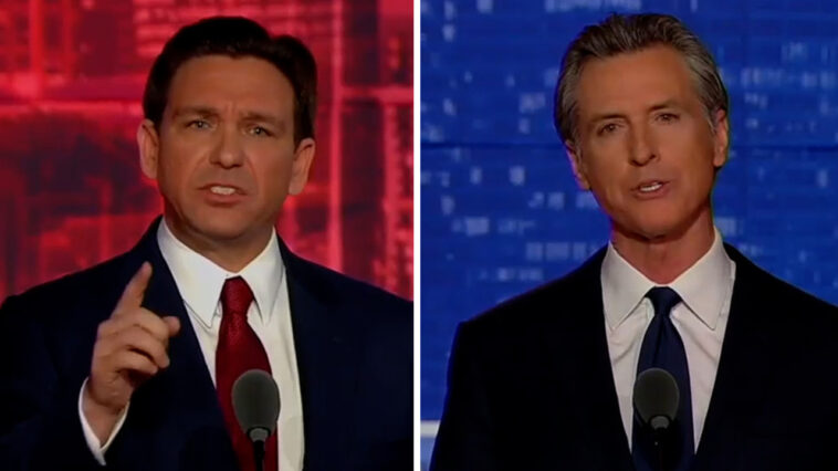 Watch the DeSantis vs. Newsom debate in 3 minutes