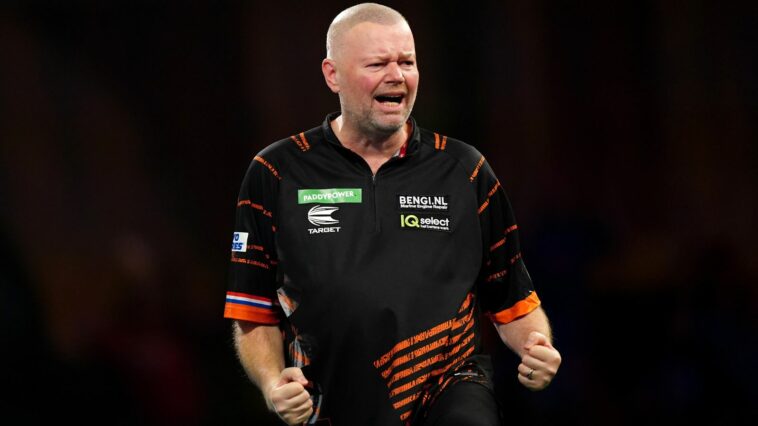 World Darts Championship: Raymond van Barneveld beats Jim Williams to set up last-16 meeting against Luke Littler