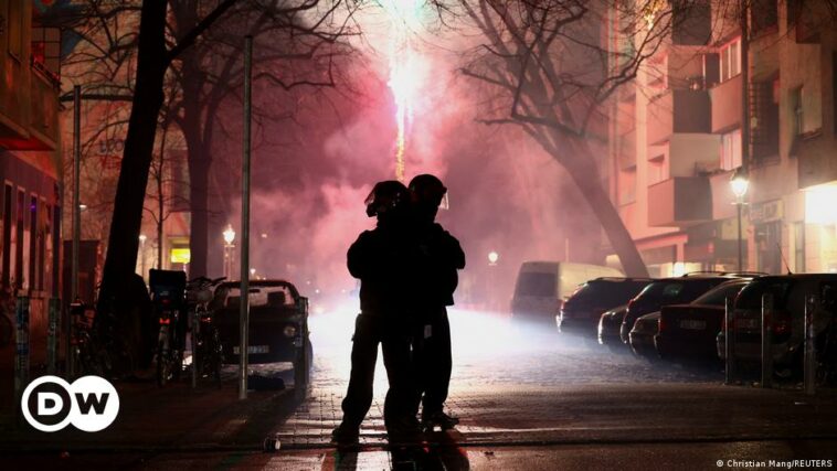 Berlin police deploy in force, face calmer New Year's Eve