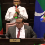 Chaos during Maldives parliament session