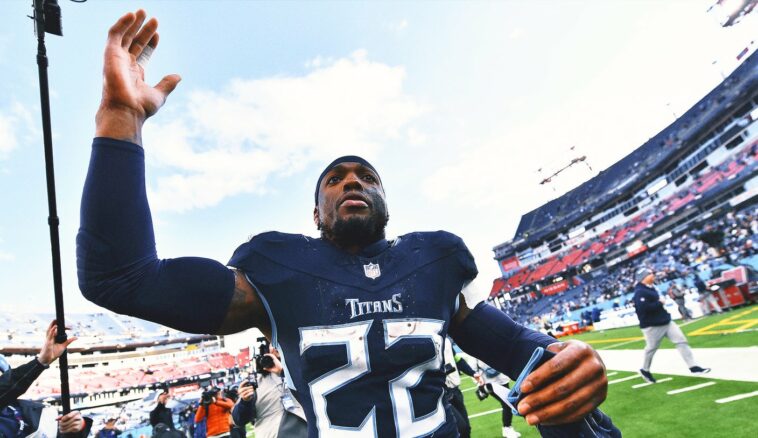 Derrick Henry bids goodbye to Titans fans: 'Greatest eight years of my life'