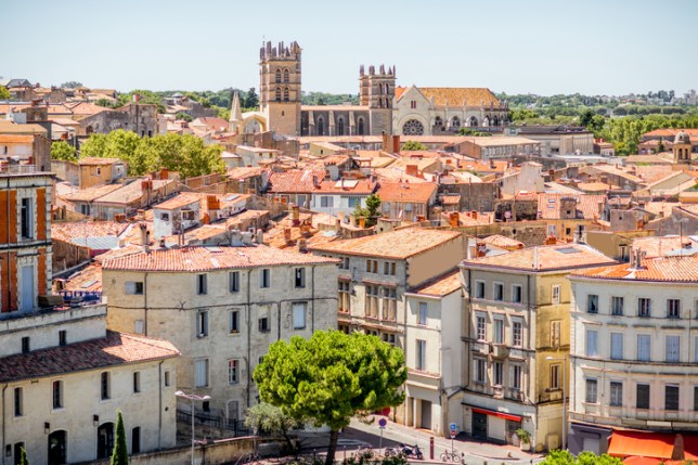 Montpellier city in France