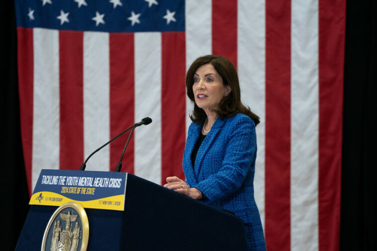 Governor Hochul on January 11, 2024 in the Bronx