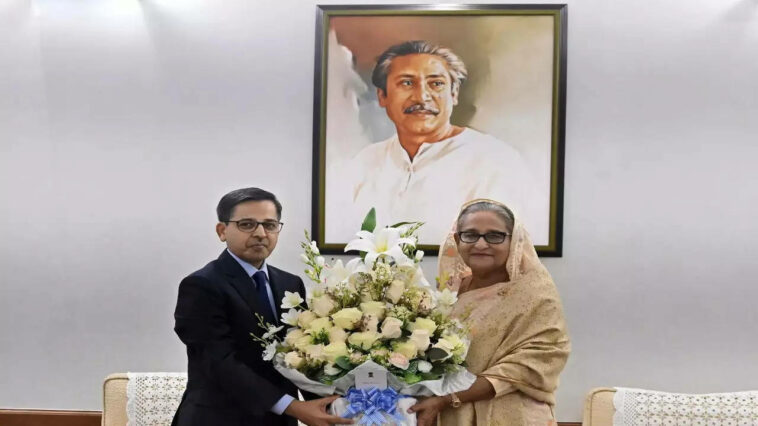 Indian envoy meets Bangladesh PM Sheikh Hasina, conveys greetings on re-election