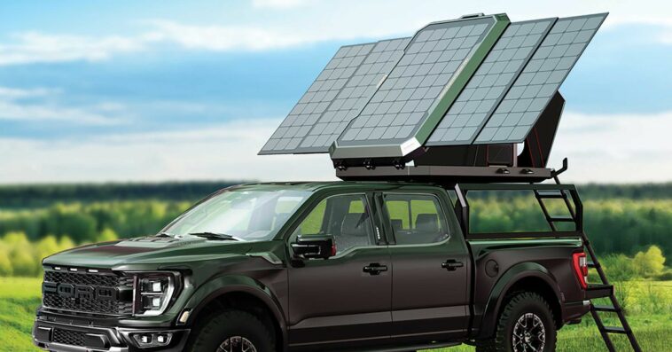 Jackery’s rooftop tent is also a powerful solar generator