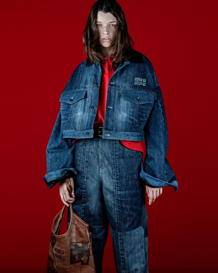 Miu Miu Unveils Denim, Bags Upcycled Collection