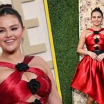 Selena Gomez STUNS in Red at Golden Globes