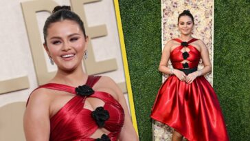 Selena Gomez STUNS in Red at Golden Globes