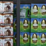 Easter Eggs On Sale At Sainsbury's Store In London