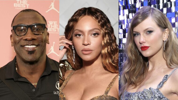 Social Media Weighs In After Shannon Sharpe Compares Beyoncé To Taylor Swift (Video)