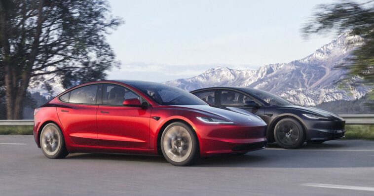 Tesla’s upgraded 2024 Model 3 is now available in the US