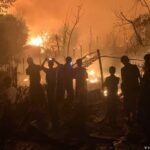 Thousands of Rohingya refugees homeless after fire at camp