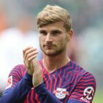 Timo Werner is being watched by Manchester United