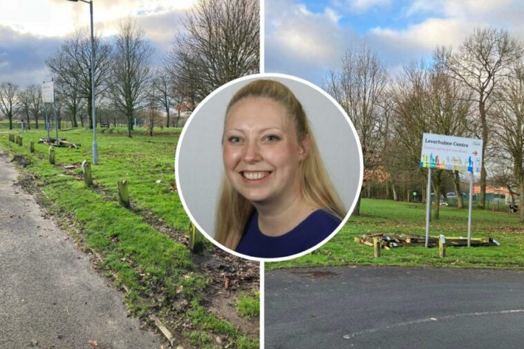 Vandals wreck bollards used to deter travellers from camping on  popular park