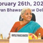 FM Nirmala Sitharaman at a meeting with fintech entities in New Delhi