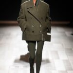 Ferragamo Fall 2024 Ready-to-Wear: Military Precision and Fluffy Feathers