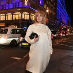 Joanna Lumley, Olivia Colman Swing Into Harrods for Burberry Cocktail